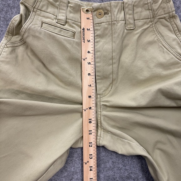 Madewell Relaxed Chino Pants Womens Size 0 100% Cotton Pale Lichen Color EUC - Picture 9 of 10
